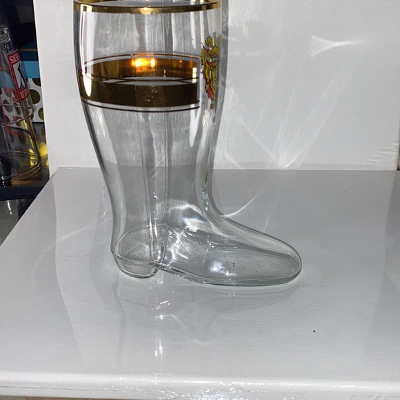 Heidelberg boot glass stein not used but displayed and has some wear on the gold - Picture 4 of 7